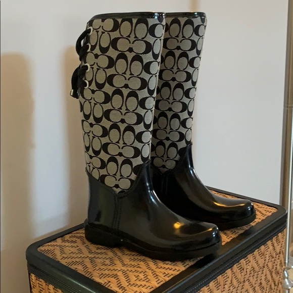 Coach Rain boots - Picture 1 of 4